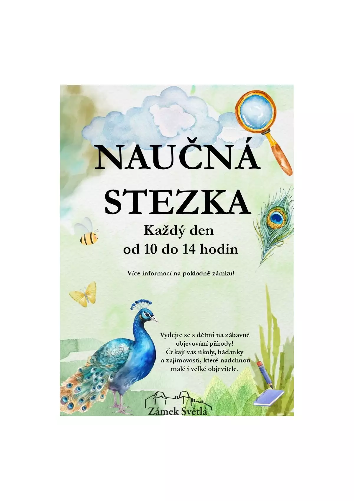 Naučná stezka v zámeckém parku 