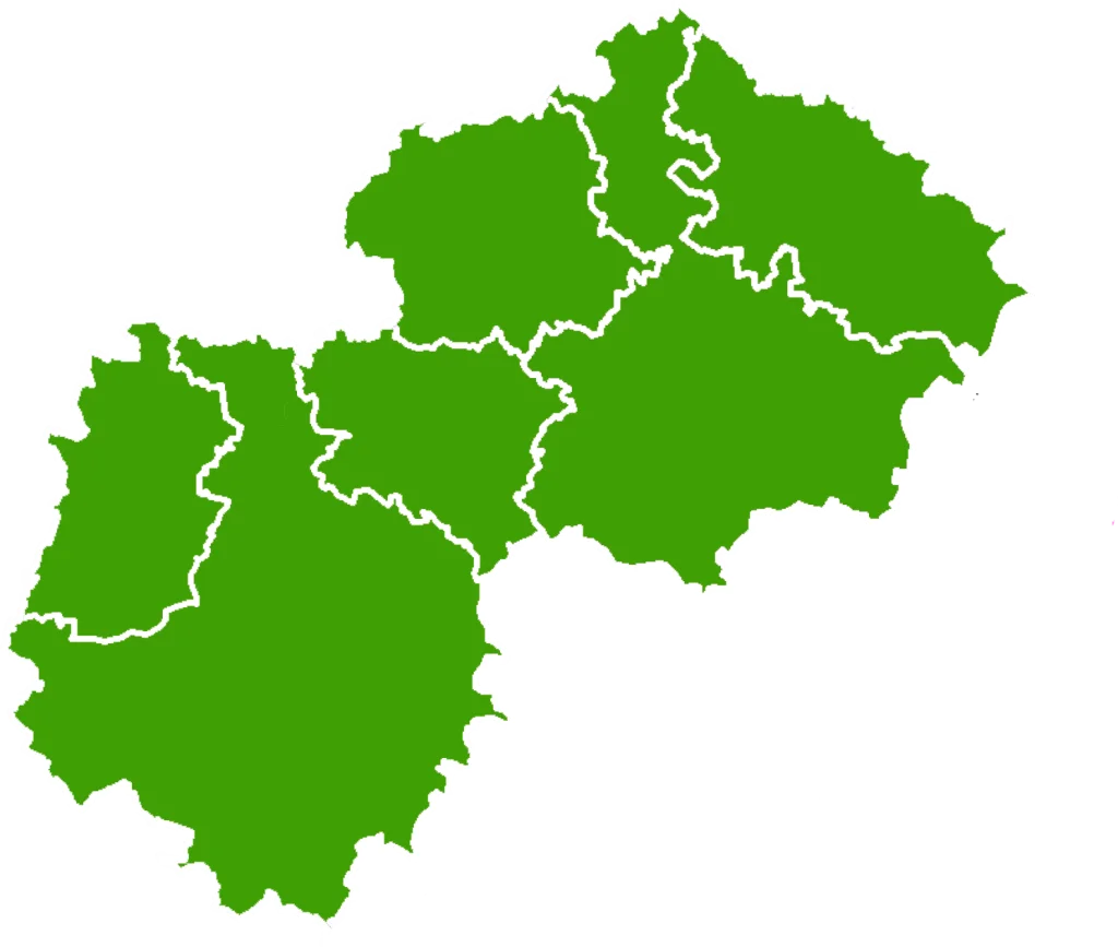 mapa hranice 01 - Vysočina west